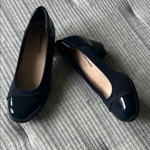 Dream Pairs Women's Dark Blue Flats